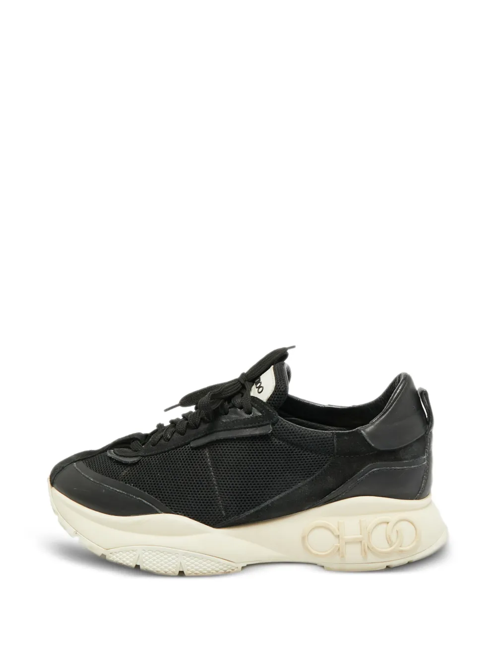 Jimmy Choo Pre-Owned Raine Mesh-Sneakers - Schwarz