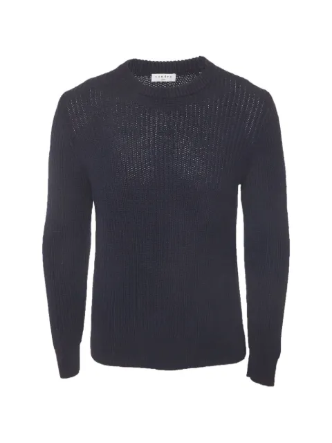 SANDRO ribbed-knit crewneck sweater