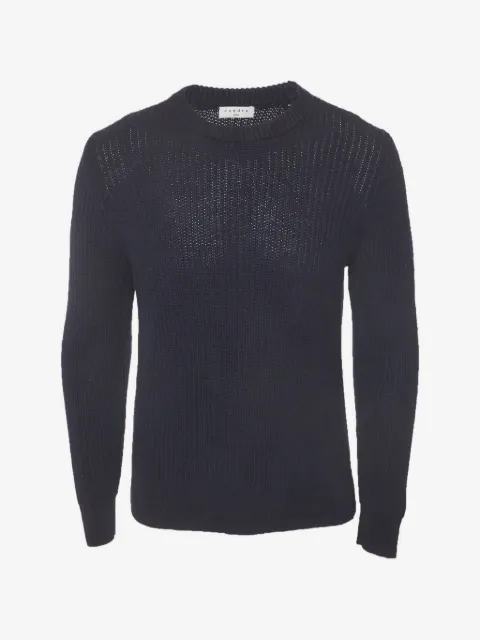SANDRO ribbed-knit crewneck sweater