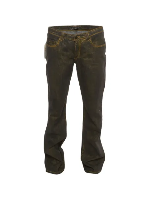 Maison Martin Margiela Pre-Owned glitter-effect straight-fit jeans