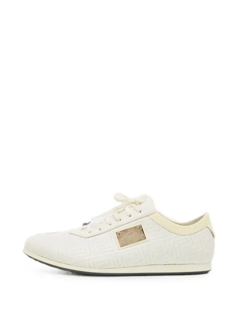 Versace Pre-Owned quilted patterned sneakers
