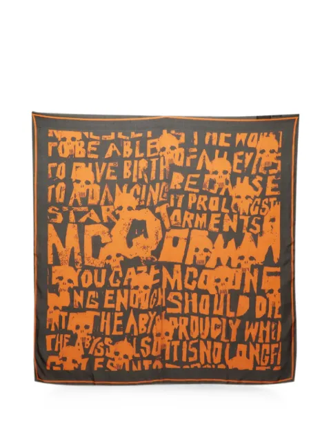 Alexander McQueen Pre-Owned printed silk scarf
