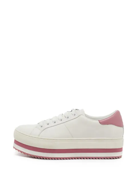 Marc Jacobs Vintage platform leather lace-up sneakers