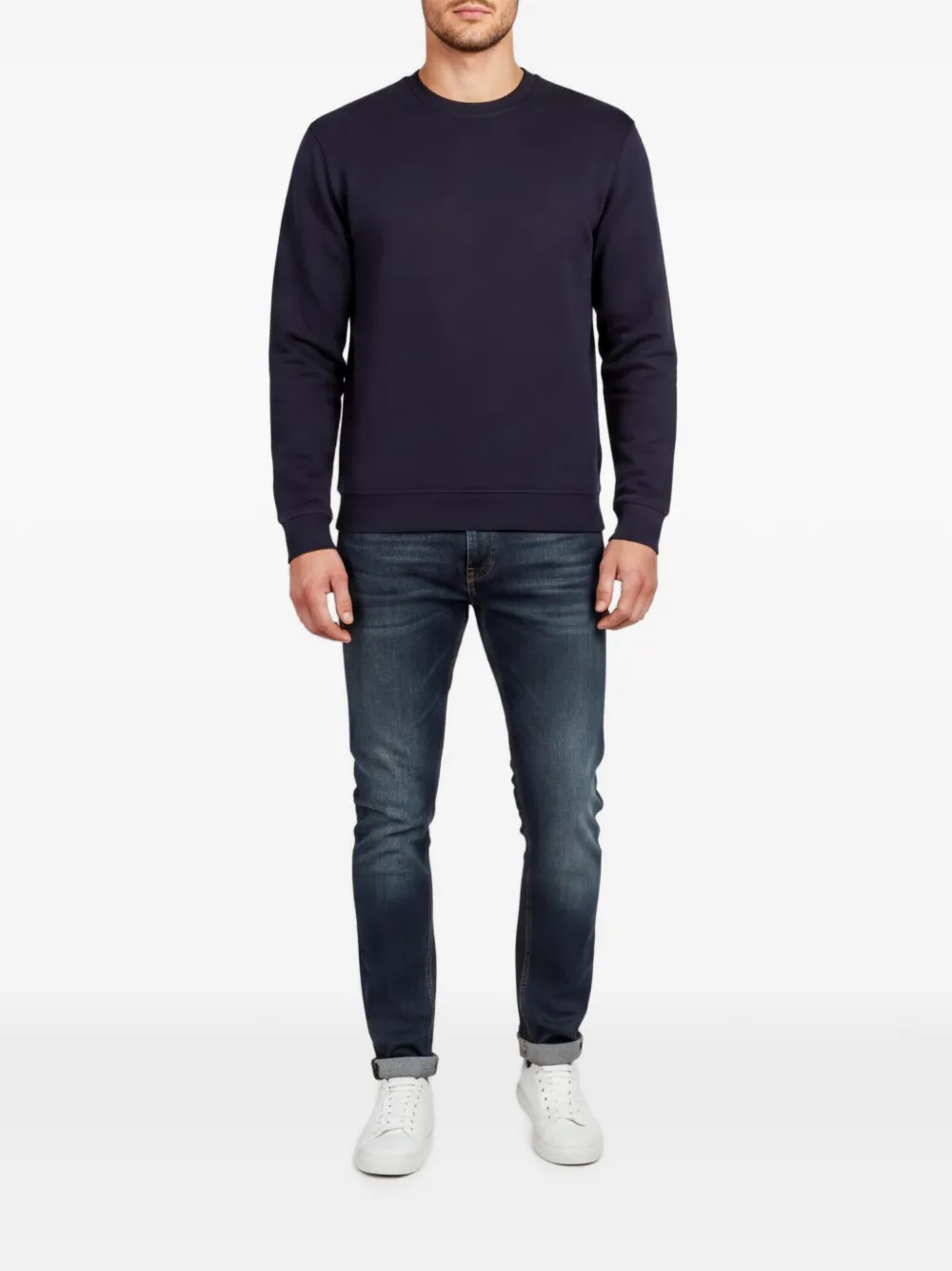 Valentino Garavani Pre-Owned crew-neck long-sleeve sweater - Blu