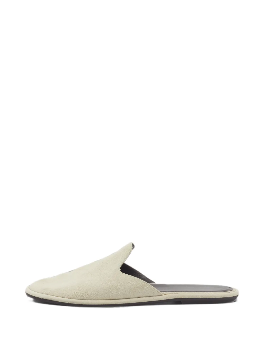 The Row Pre-Owned Roger flat mules - Nude