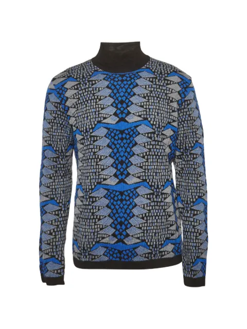Versace Pre-Owned long-sleeve turtleneck wool sweater