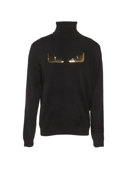 Fendi Pre-Owned Monster Eye sequin sweater
