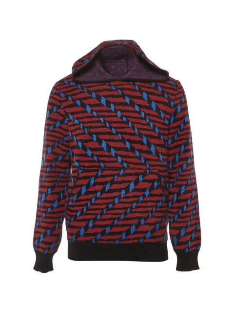 Missoni Pre-Owned jacquard knit hoodie