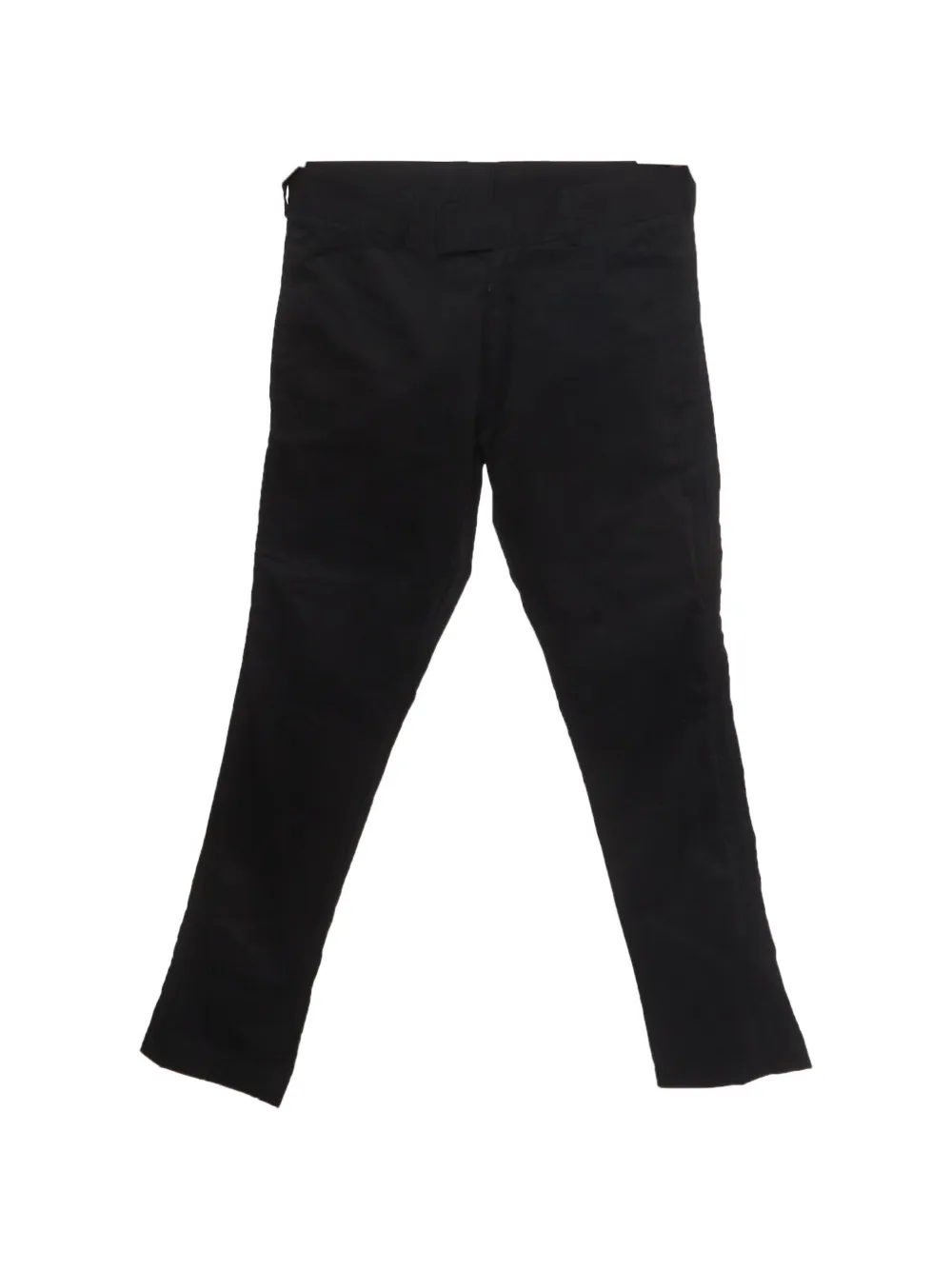 Saint Laurent Pre-Owned cotton straight-fit trousers - Nero