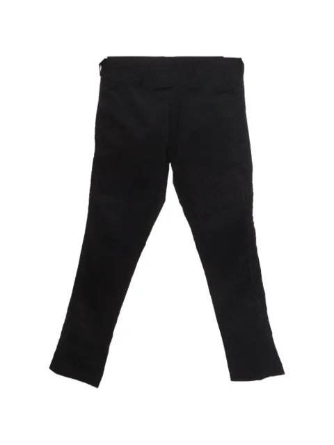 Saint Laurent Pre-Owned cotton straight-fit trousers