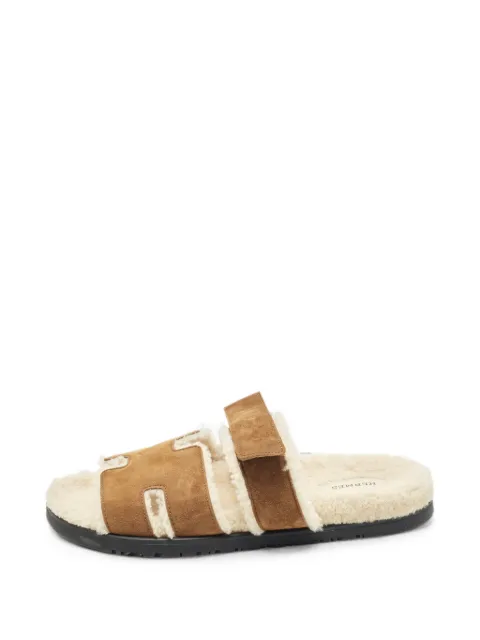 Hermès Pre-Owned Chypre shearling-lined sandals