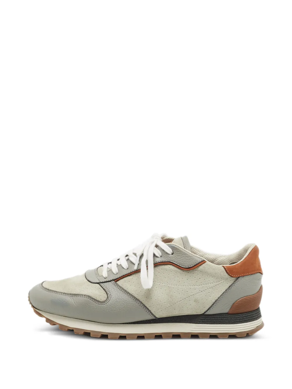 Brunello Cucinelli lace-up sneakers - Nude