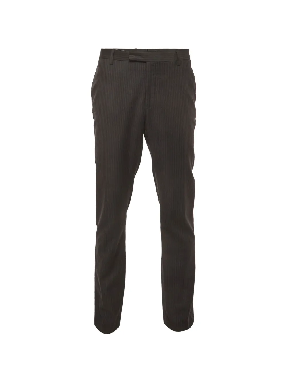 Christian Dior Pre-Owned striped tailored trousers - Grigio