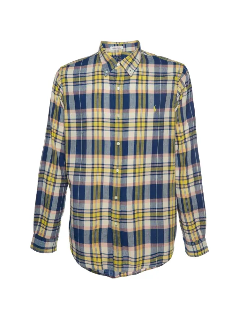Polo Ralph Lauren Vintage plaid-pattern button-down cotton shirt