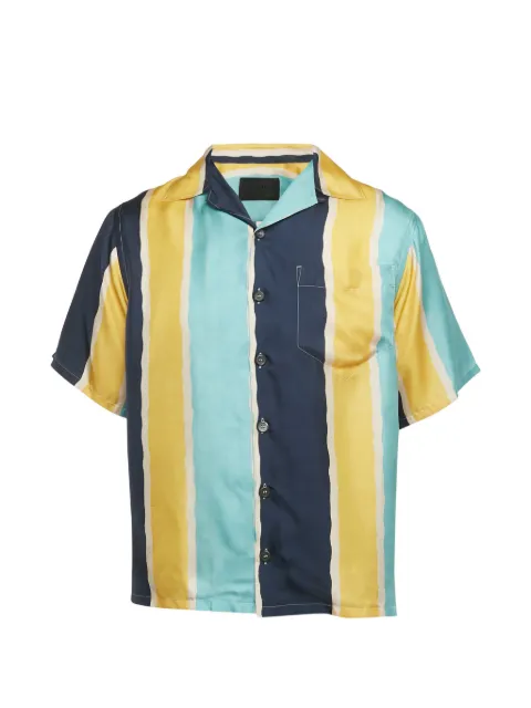 Prada Pre-Owned striped bowling shirt
