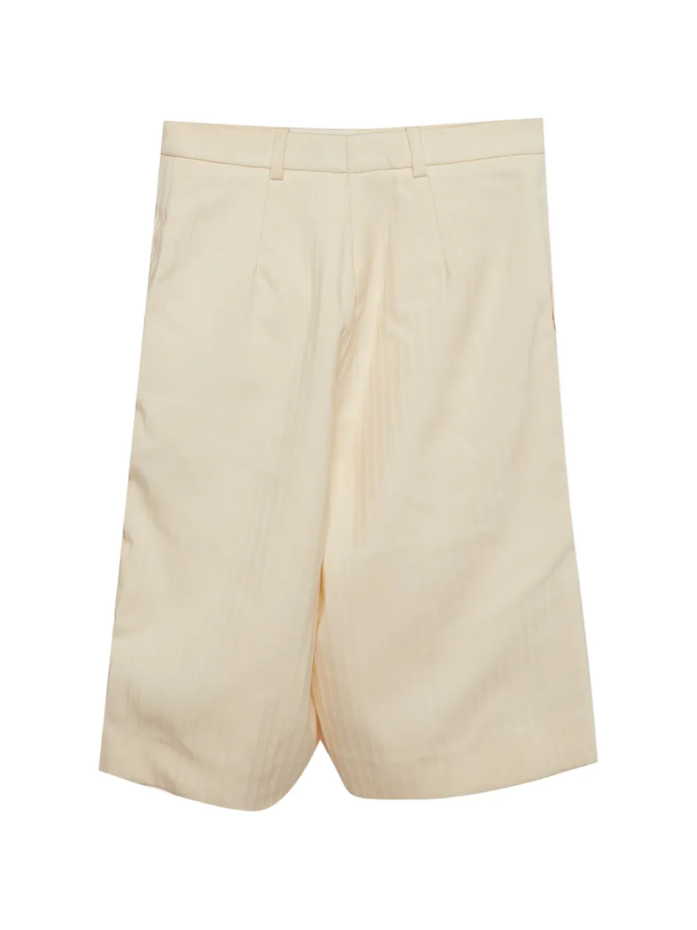 Saint Laurent Pre-Owned striped tailored shorts - Neutrals