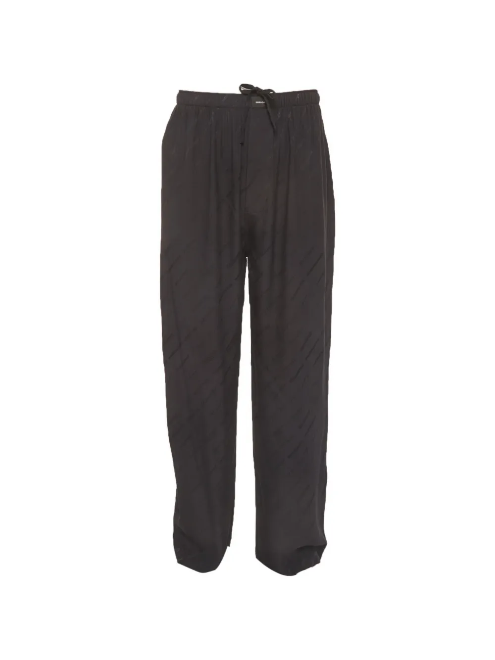 Balenciaga Pre-Owned logo jacquard trousers - Nero
