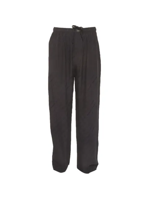 Balenciaga Pre-Owned logo jacquard trousers