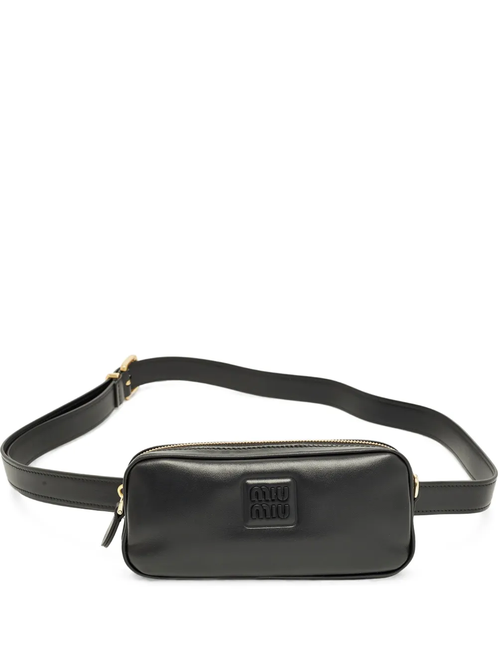 Miu Miu Pre-Owned Logo belt bag - Nero
