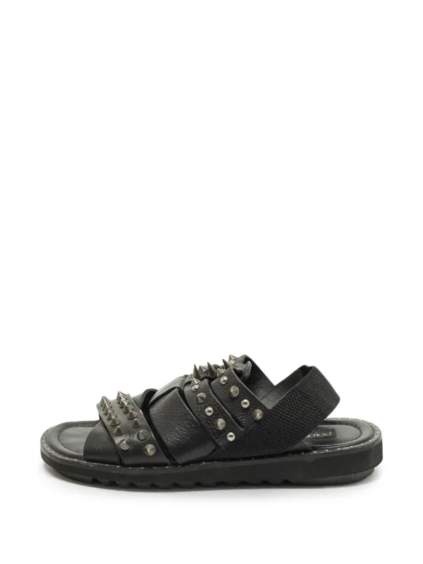Dolce & Gabbana Pre-Owned クロスストラップ サンダル | ブラック