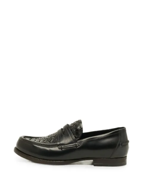 Bottega Veneta Pre-Owned Veneta leather penny loafers