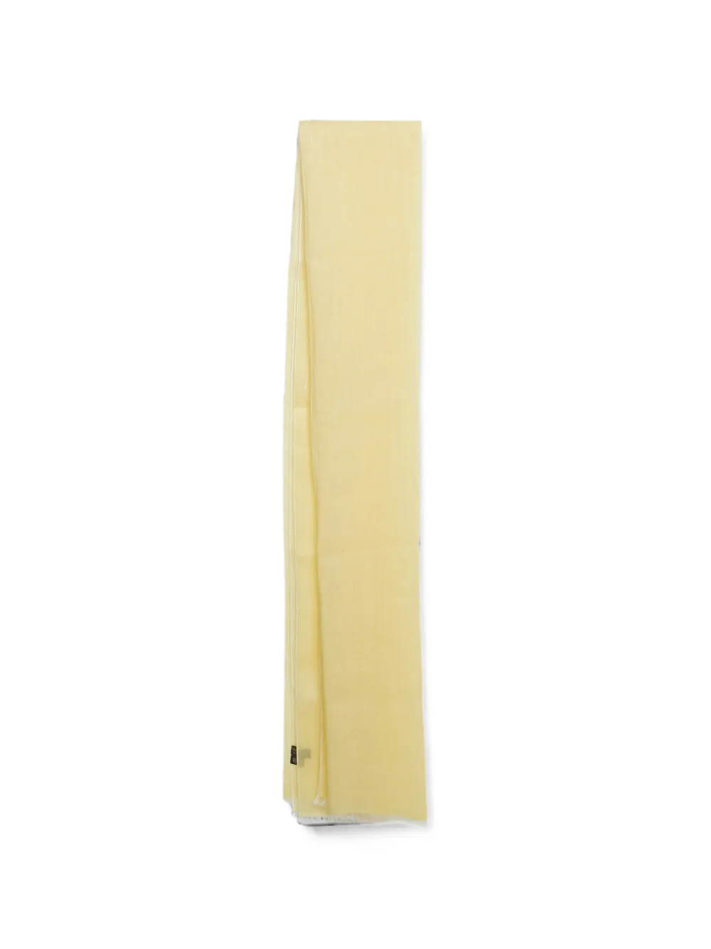 Loro Piana Pre-Owned frayed-edges scarf - Giallo