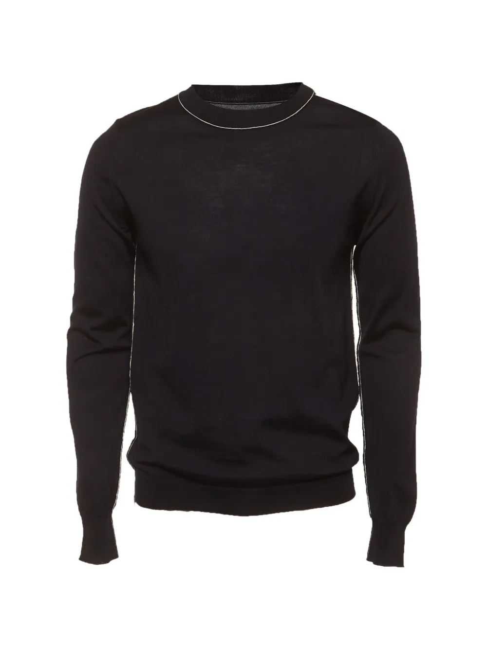 Maison Martin Margiela Pre-Owned contrast-trim knit sweater - Nero