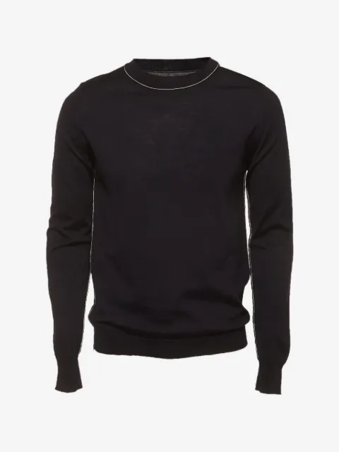 Maison Martin Margiela Pre-Owned contrast-trim knit sweater