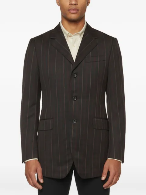 Prada Pre-Owned pinstripe single-breasted blazer