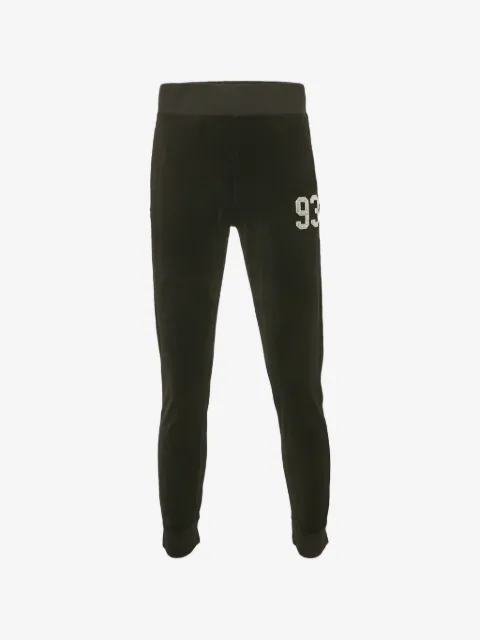 A BATHING APE® velvet 93 appliqué track pants