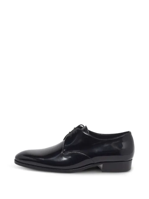 Saint Laurent Pre-Owned Montaigne glossy derby shoes