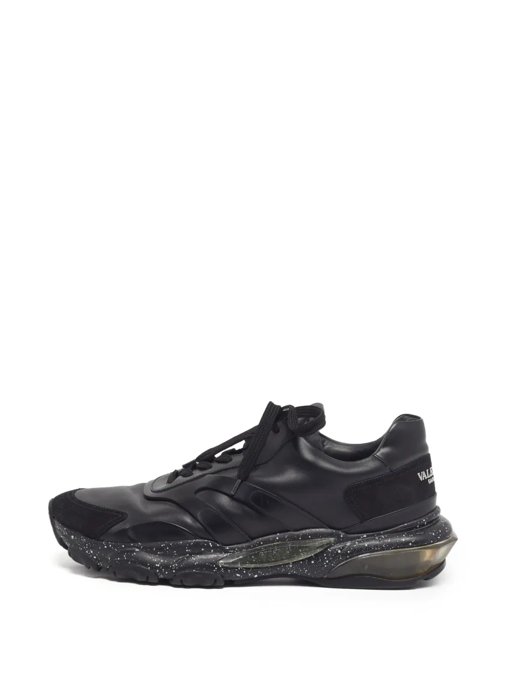 Valentino Garavani Pre-Owned Bounce leather low-top sneakers - Schwarz