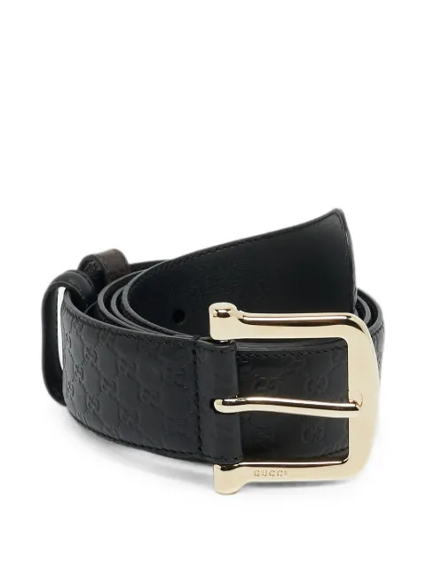 Gucci Pre-Owned Guccissima pin-buckle belt