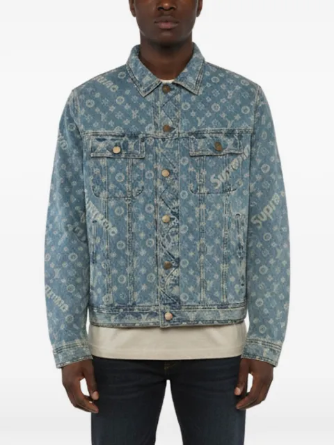 Louis Vuitton Pre-Owned x Supreme Monogram jacquard denim jacket