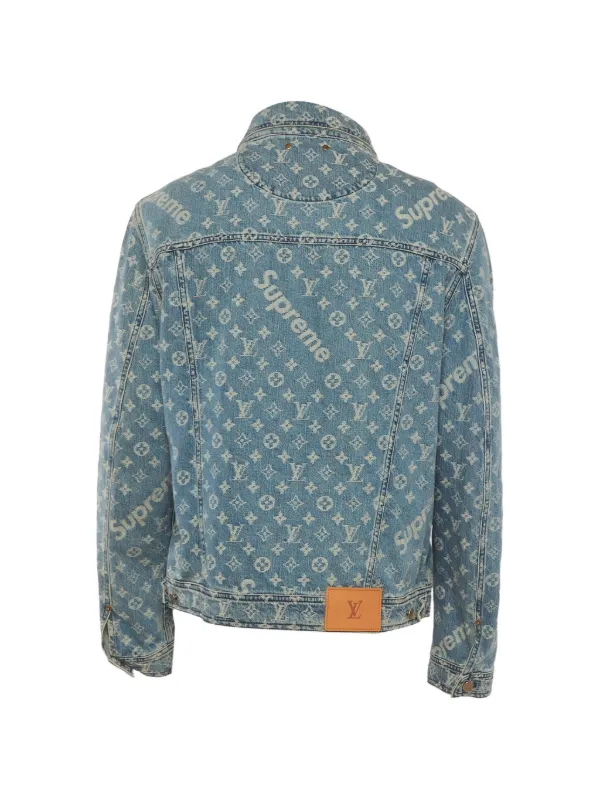 Louis Vuitton Pre-Owned x Supreme Monogram Jacquard Denim Jacket