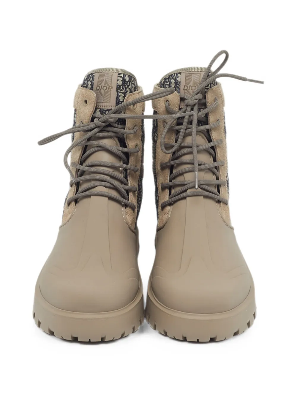 Christian Dior Pre-Owned D-Garden Oblique Boots | Neutrals