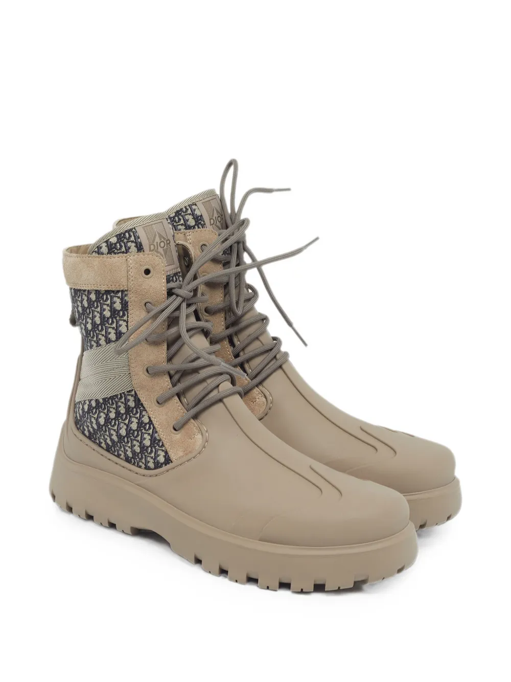 Christian Dior Pre-Owned D-Garden Oblique Boots | Neutrals