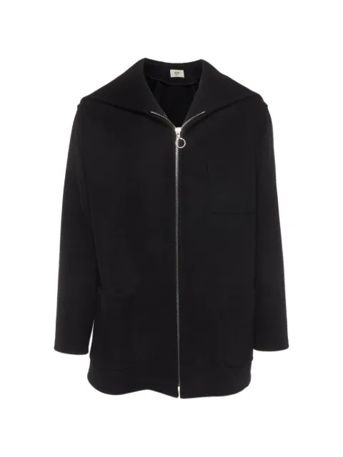 Celine Pre-Owned open-collar caban jacket