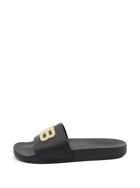 Balenciaga Pre-Owned BB pool slides
