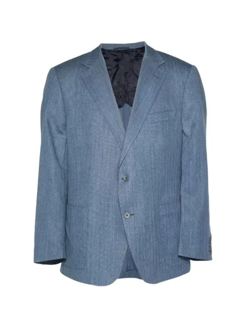 Burberry Pre-Owned herringbone blazer