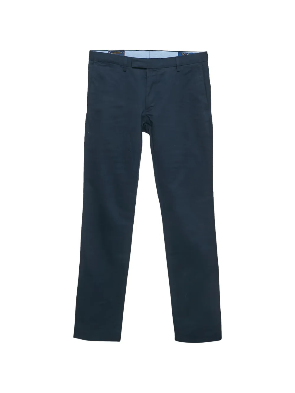 Polo Ralph Lauren Vintage gabardine-texture slim-fit trousers - Blu