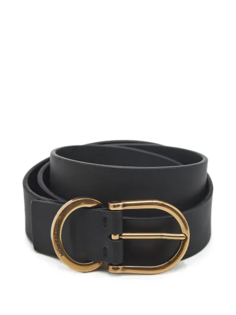 Montblanc buckle leather belt