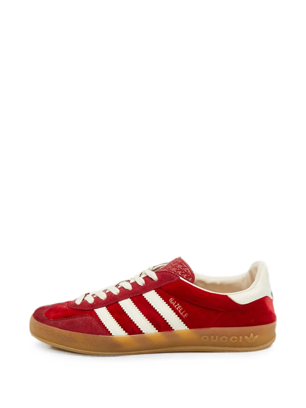 Gucci Pre-Owned x Adidas Gazelle low-top sneakers - Rot