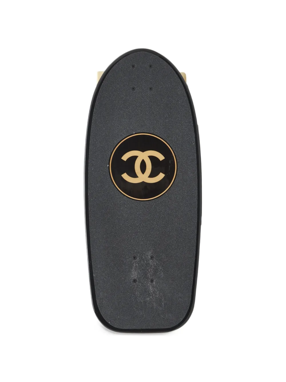 CHANEL Pre-Owned CC logo diamond quilting cruise skateboard - Black