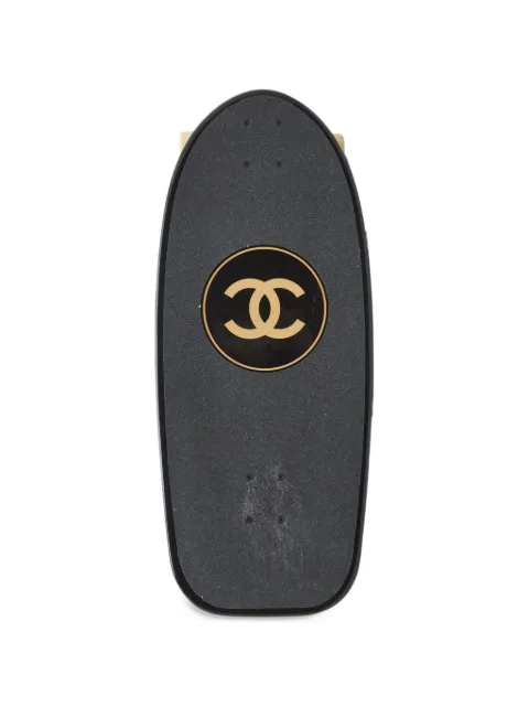 CHANEL Pre-Owned CC logo diamond quilting cruise skateboard