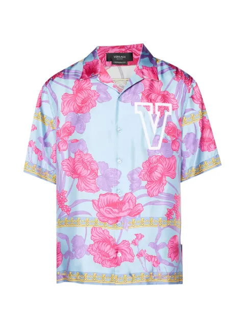 Versace Pre-Owned アメリカーナフィット フローラル シャツ