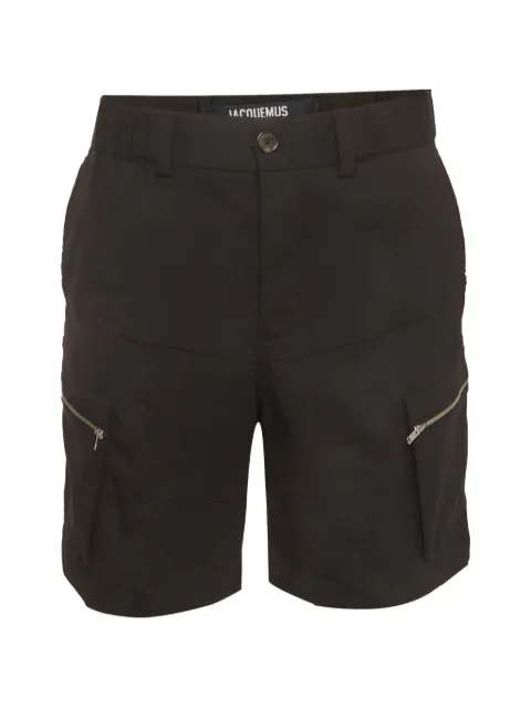 Jacquemus Pre-Owned Le Papier zip-pocket shorts