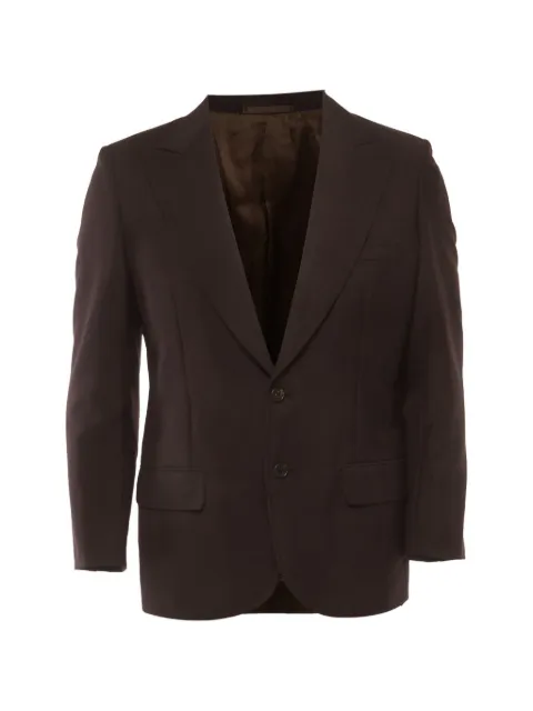 Prada Pre-Owned single-breasted wool-blend blazer