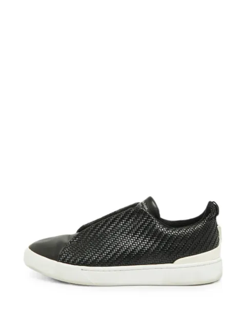 Ermenegildo Zegna Vintage Triple Stitch woven-design sneakers