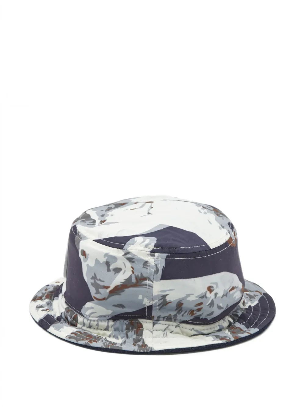 Kenzo Pre-Owned Polar Bear reversible bucket hat - Bianco